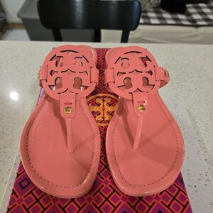 Tory Burch Miller Patent Leather Sandals